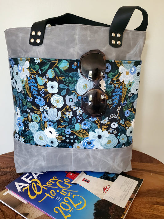 Rifle Paper Floral and Canvas Tote Bag