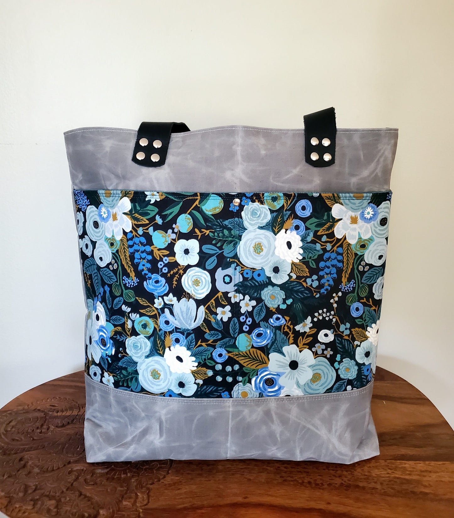 Rifle Paper Floral and Canvas Tote Bag